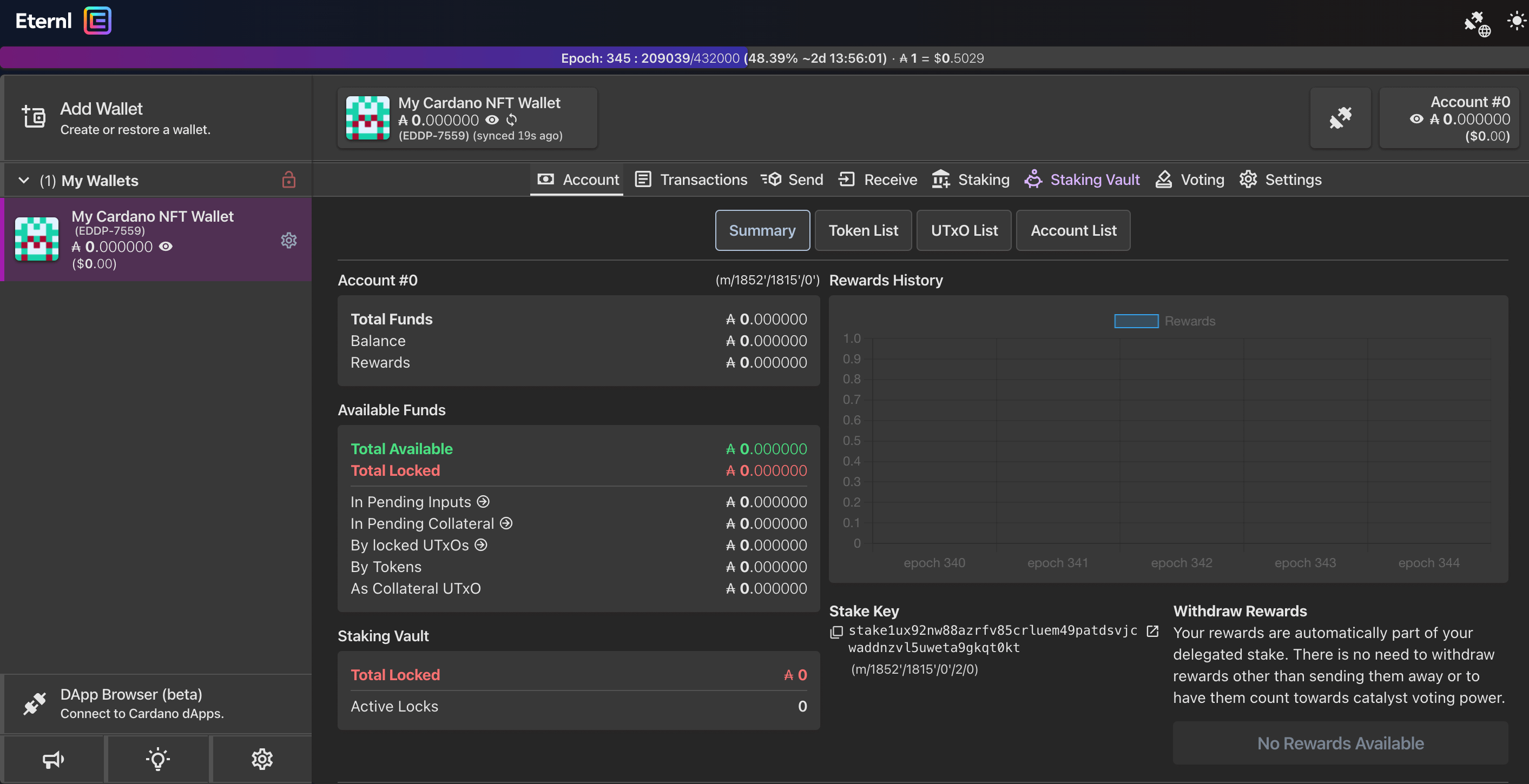 Eternl Wallet Setup